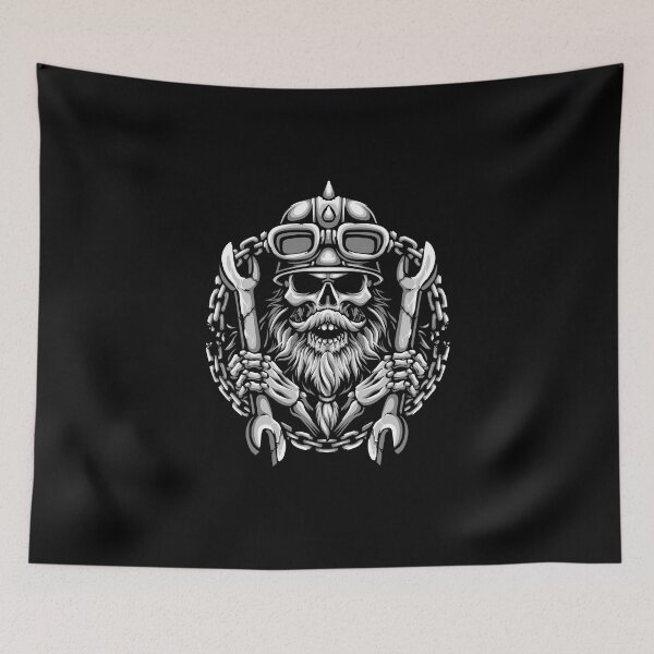 Item preview, Car Workshop Skull designed and sold by gabrieltiveron.