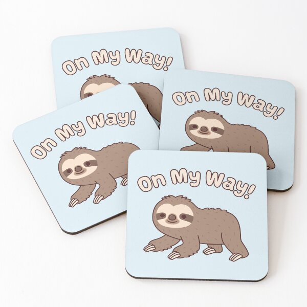 Item preview, Cute Crawling Sloth On My Way Funny designed and sold by rustydoodle.