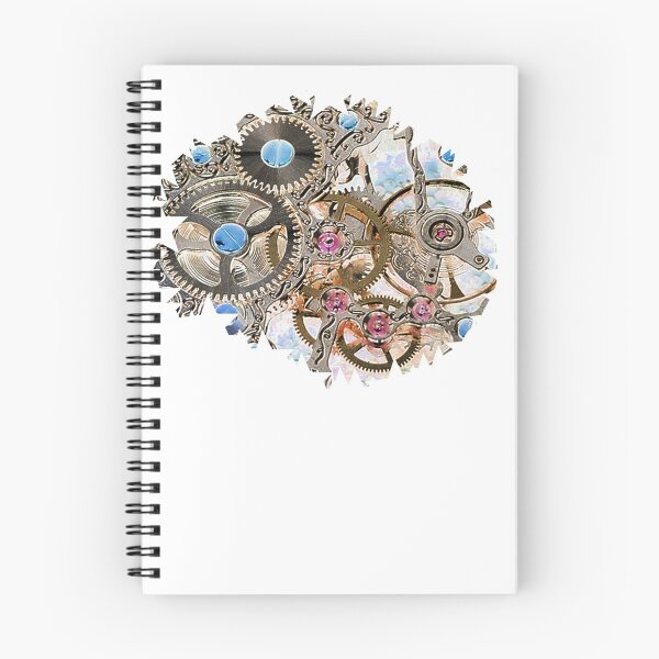 Item preview, Skeletonized Watch Movement Blue Heavens Style designed and sold by RollingSpices.