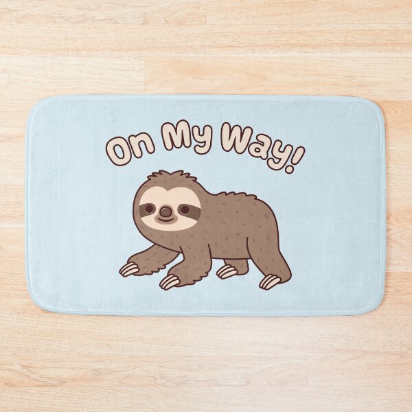Item preview, Cute Crawling Sloth On My Way Funny designed and sold by rustydoodle.