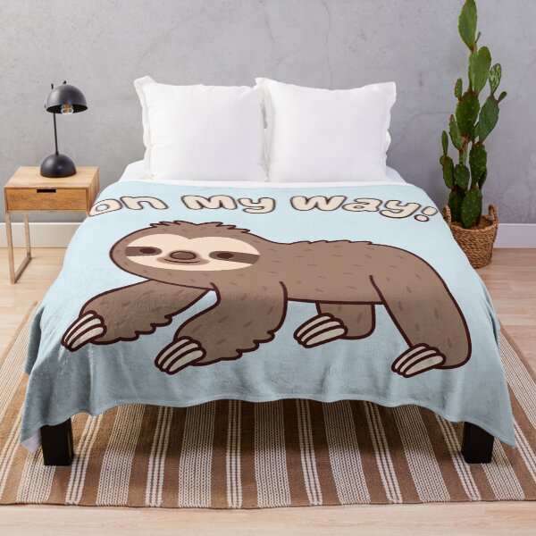 Item preview, Cute Crawling Sloth On My Way Funny designed and sold by rustydoodle.