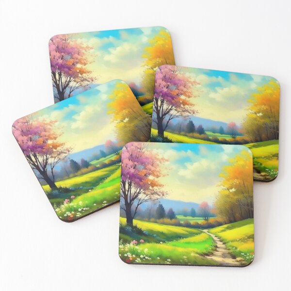 Item preview, spring landscape water colour painting designed and sold by optimusprime39.