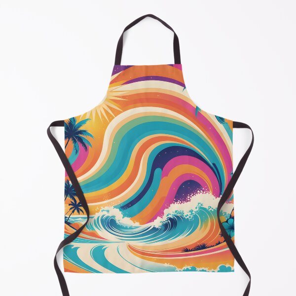 Item preview, Retro 70s Colorful Beach Summer designed and sold by Prints and Lifestyle.