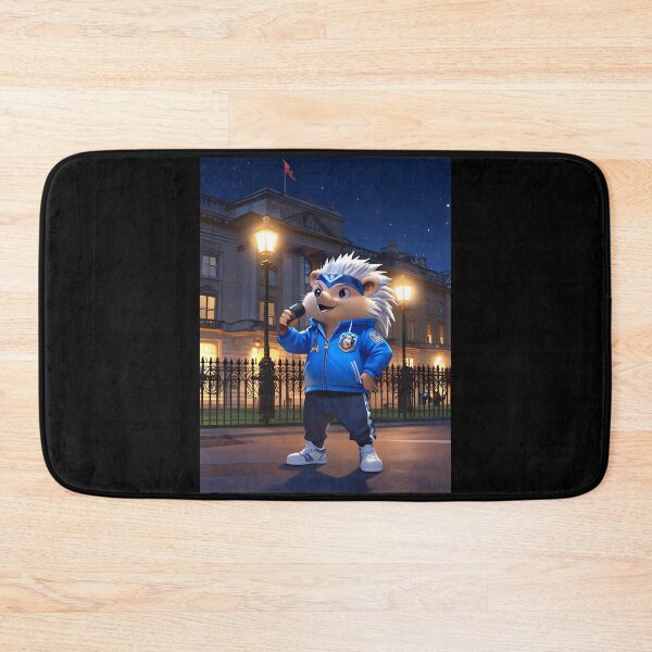 Item preview, Hip hop rapper hedgehog in London designed and sold by Artbellachi.