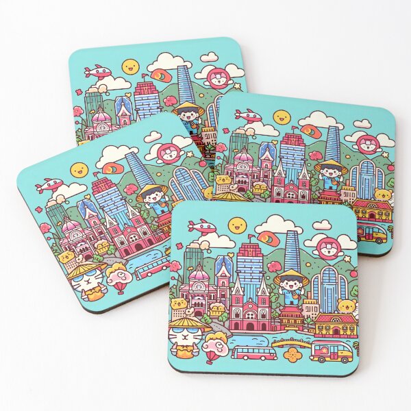 Item preview, Cartoon Saigon City  designed and sold by dearbedelia.