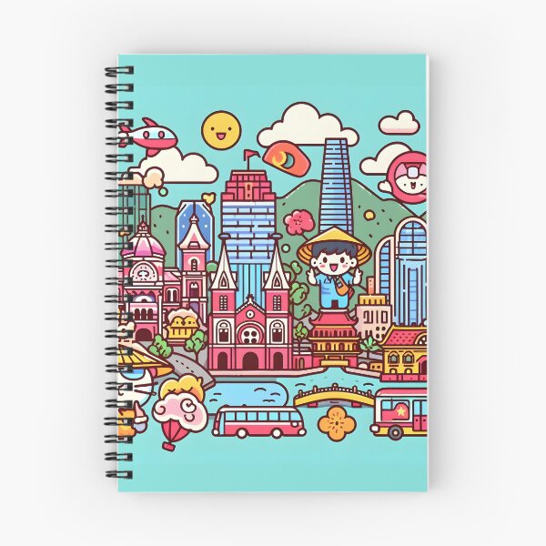 Item preview, Cartoon Saigon City  designed and sold by dearbedelia.
