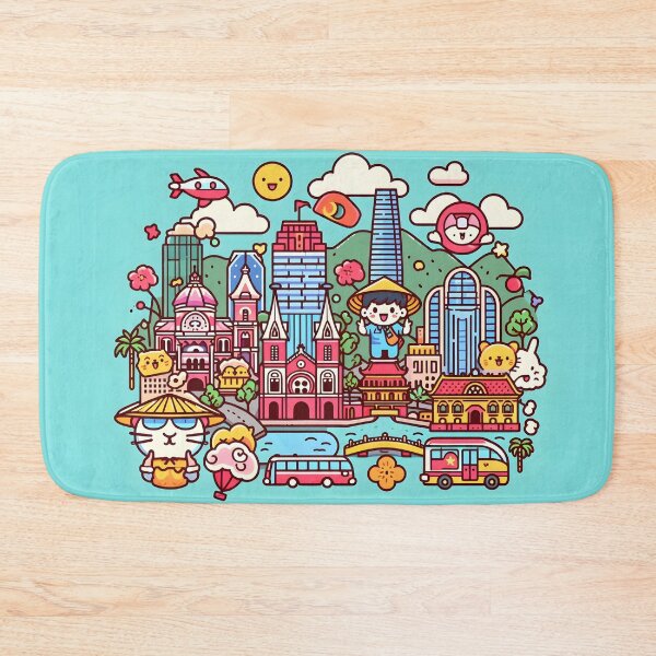 Item preview, Cartoon Saigon City  designed and sold by dearbedelia.