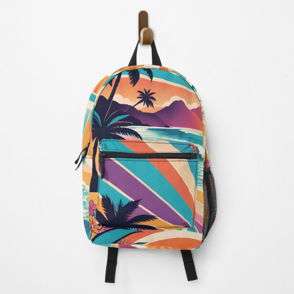 Item preview, Retro 70s Colorful Beach Summer designed and sold by Prints and Lifestyle.