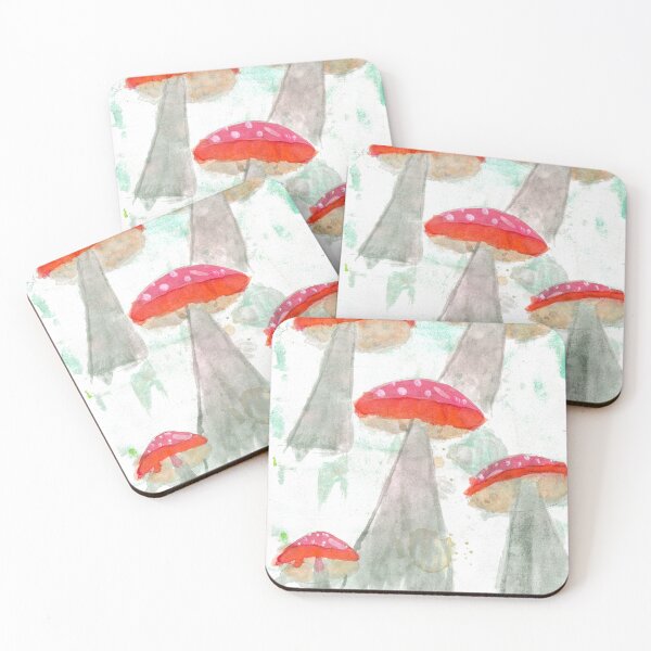 Item preview, Red Mushrooms designed and sold by Jess Reynolds.