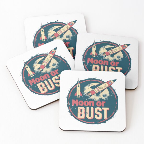 Item preview, Moon or Bust designed and sold by GalacticLabs.