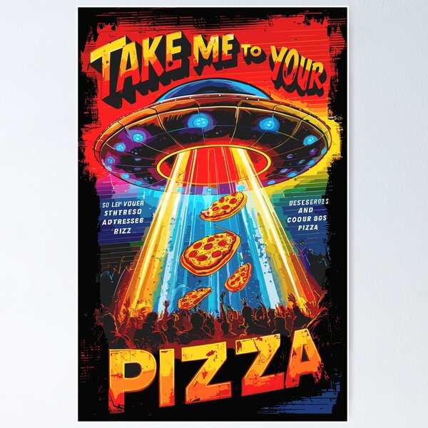 Item preview, Galactic Pizza Kidnapping designed and sold by Capizione.