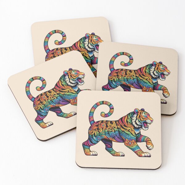 Item preview, Rainbow Tiger designed and sold by Myra365Art.