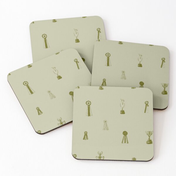 Item preview, Horse Show Ribbons in Double Green designed and sold by Lavender Woodman.