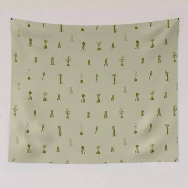 Item preview, Horse Show Ribbons in Double Green designed and sold by Lavender Woodman.