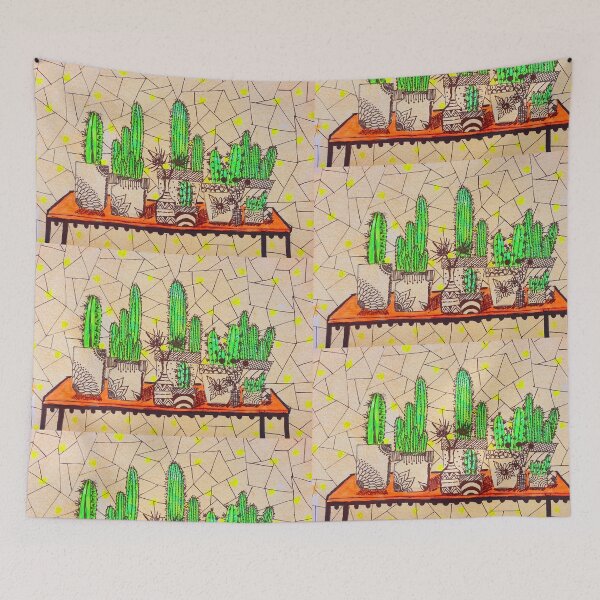 Item preview, Neon cactus designed and sold by Kiruthikaarts.