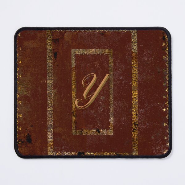 Item preview, Vintage Gold On Leather Book Cover Design Letter Y designed and sold by JoolyA.