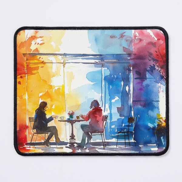 Item preview, New Yorkers Enjoy Morning Coffee designed and sold by Mr-whiteBG.