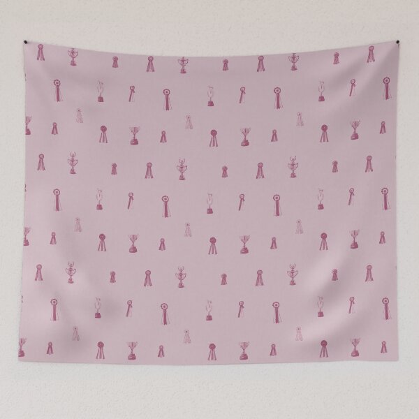 Item preview, Horse Show Ribbons in Rose designed and sold by Lavender Woodman.