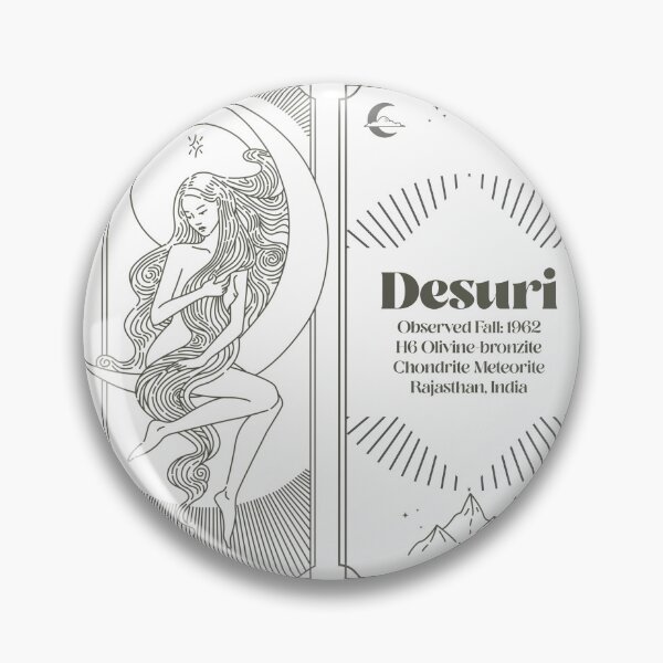 Aperçu de l'œuvre Collectionneur de météorites « Chute observée : Desuri » T-shirt météorite créée et vendue par MeteorFactory.