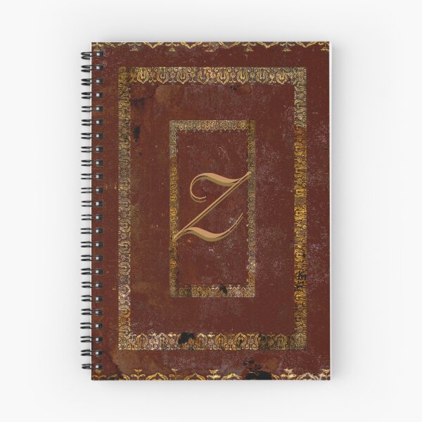 Item preview, Vintage Gold On Leather Book Cover Design Letter Z designed and sold by JoolyA.