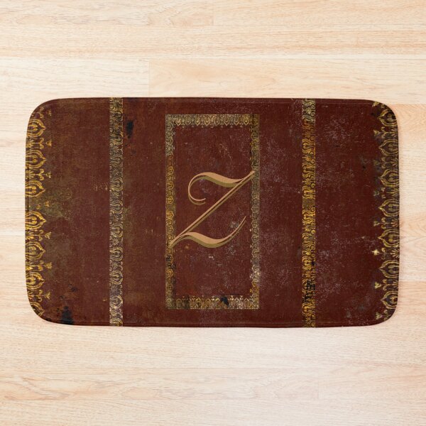 Item preview, Vintage Gold On Leather Book Cover Design Letter Z designed and sold by JoolyA.
