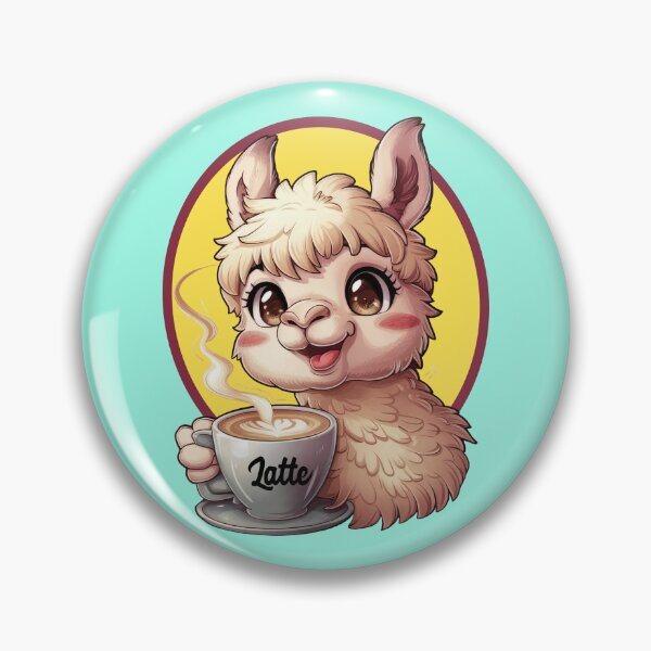 Item preview, Llama Latte, Cute Llama, Funny Coffee Lovers designed and sold by Porcupine Tees ⭐⭐⭐⭐⭐.