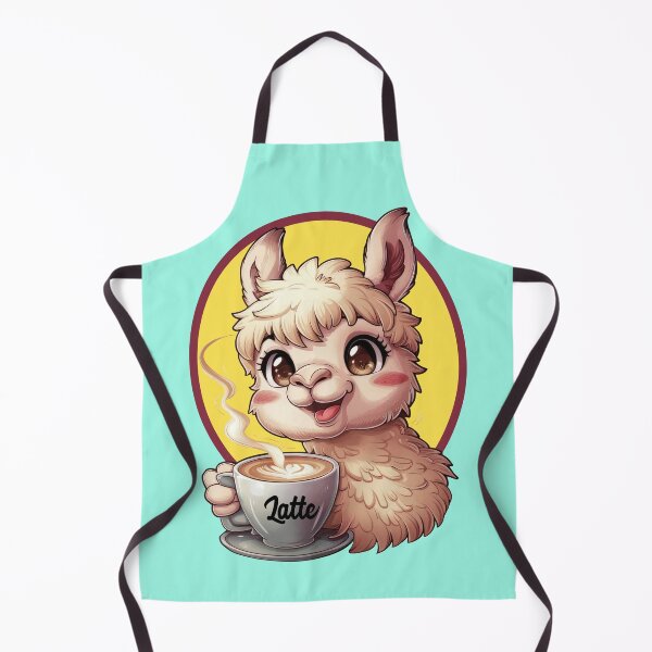 Artikelvorschau, Llama Latte, süßes Lama, lustige Kaffeeliebhaber entworfen und verkauft von Porcupine Tees ⭐⭐⭐⭐⭐.
