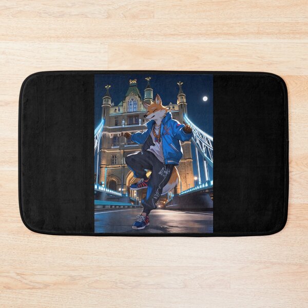 Item preview, Happy rapper fox at the Tower of London designed and sold by Artbellachi.