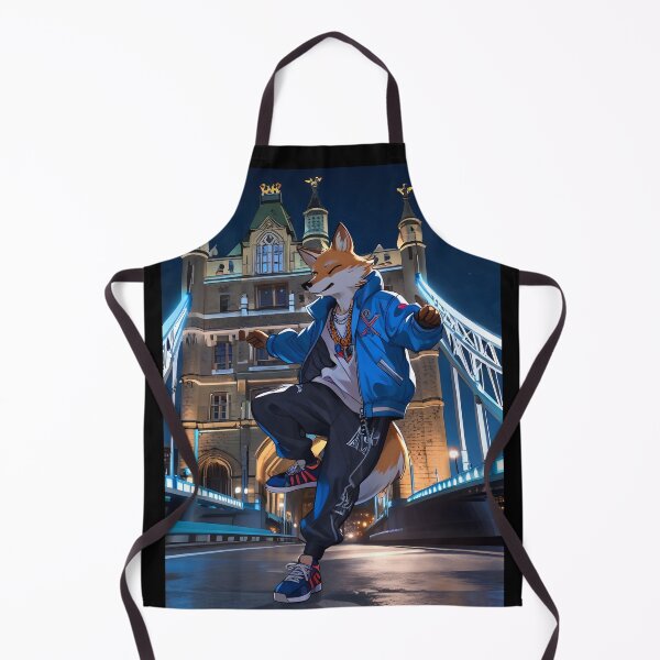 Item preview, Happy rapper fox at the Tower of London designed and sold by Artbellachi.