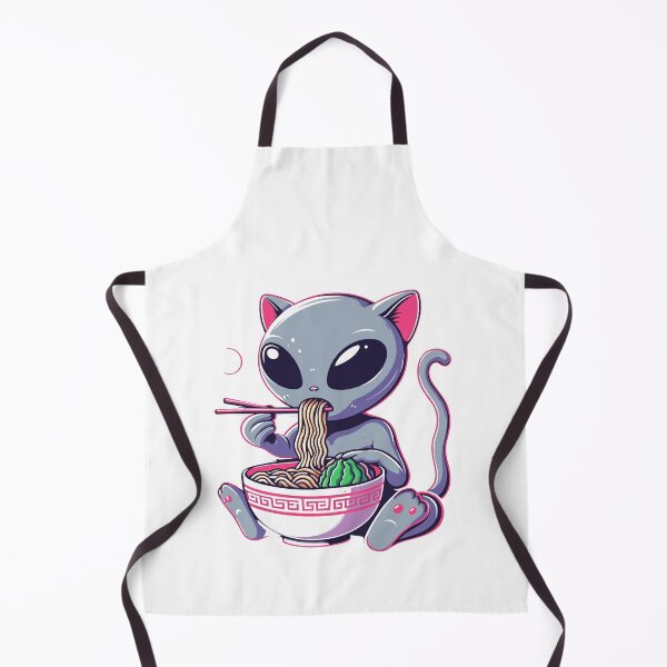Item preview, Alien Cat Eat Ramen designed and sold by Designowner.