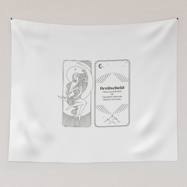 Item preview, Meteorite Collector "Observed Fall: Breitscheid" Meteorite T-Shirt designed and sold by MeteorFactory.