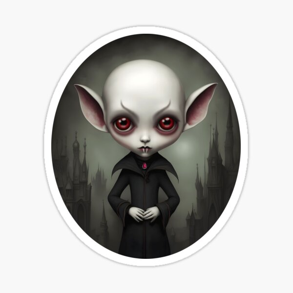 Nosferatu Gothic Vampire Sticker