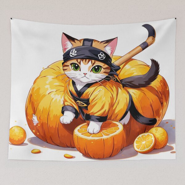 Item preview, Cute ninja cat baby 4 designed and sold by glauco54.