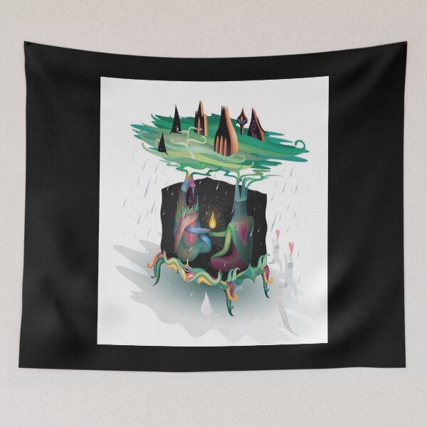 Item preview, Mystical Floating Island with Rain	 designed and sold by UkunUchris.