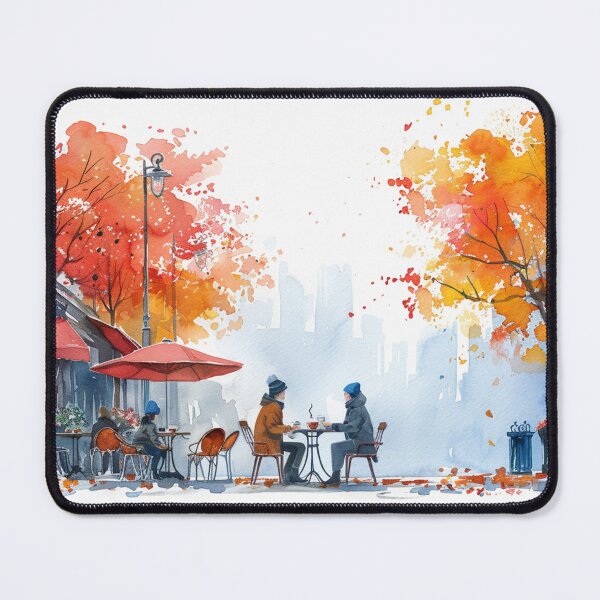 Item preview, New York Vibes: Cityscape Coffee Scene for Morning Sippers designed and sold by Mr-whiteBG.