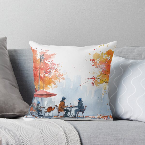 Item preview, New York Vibes: Cityscape Coffee Scene for Morning Sippers designed and sold by Mr-whiteBG.