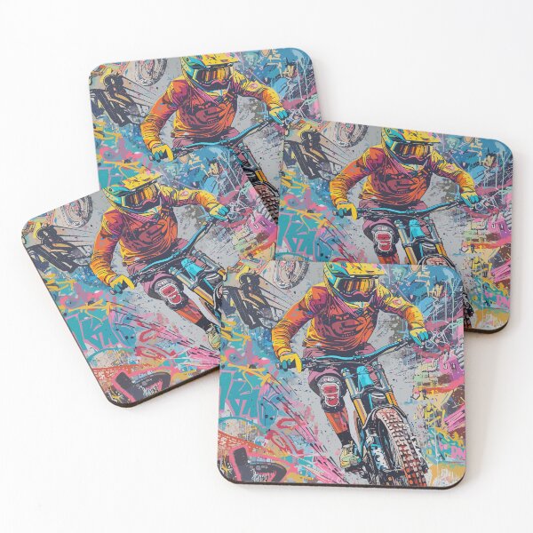 Item preview, Street Style: A mountain biker in graffiti mode designed and sold by UnrealMTB.