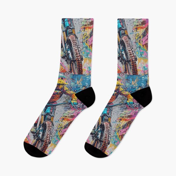 Item preview, Street Style: A mountain biker in graffiti mode designed and sold by UnrealMTB.