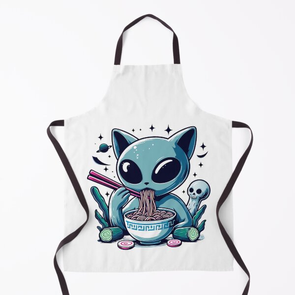 Item preview, Alien Cat Eat Ramen designed and sold by Designowner.