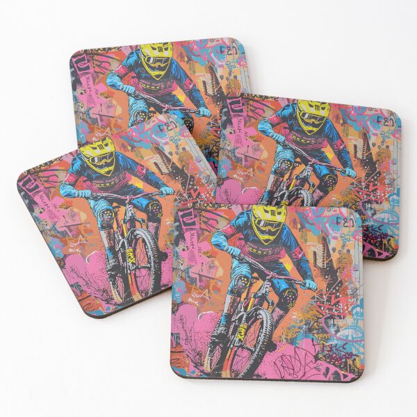 Item preview, Graffiti Adventure: A mountain biker in urban art designed and sold by UnrealMTB.