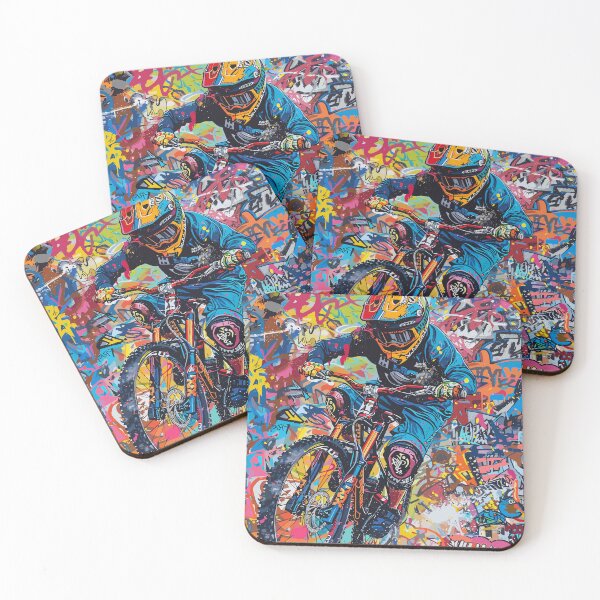 Item preview, Graffiti Ride: A mountain biker with an urban flair designed and sold by UnrealMTB.