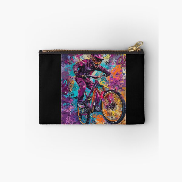 Item preview, Urban Trailblazer: A mountain biker in graffiti style designed and sold by UnrealMTB.