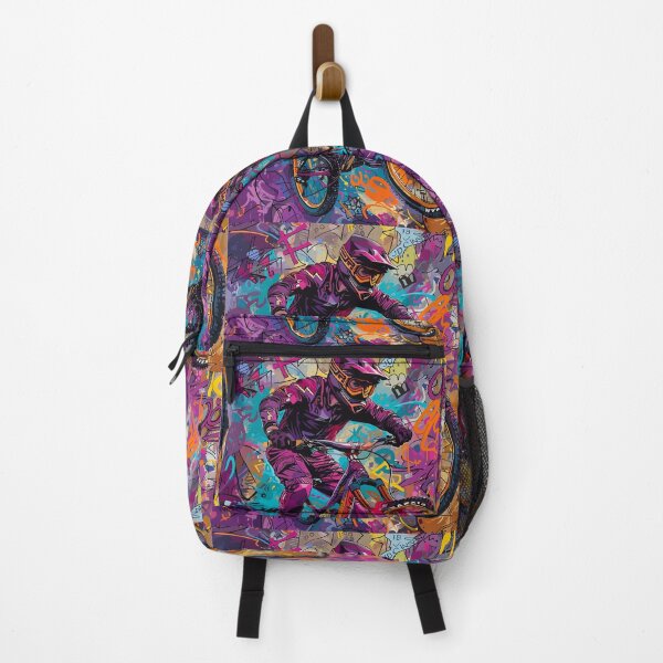 Item preview, Urban Trailblazer: A mountain biker in graffiti style designed and sold by UnrealMTB.