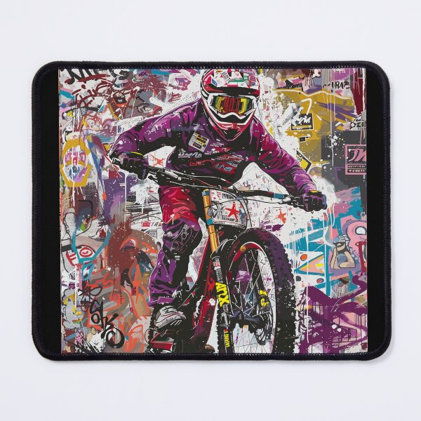 Item preview, Wild Trails: A mountain biker in a graffiti frenzy designed and sold by UnrealMTB.