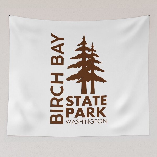 Item preview, Birch Bay State Park Washington Pines designed and sold by bivenart.