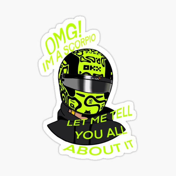 Item preview, Lando Norris “I’m a Scorpio” designed and sold by Paddock  Princess.