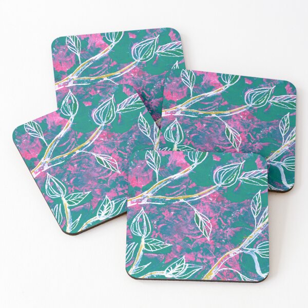 Item preview, Branches, Leaves and Pink Sky designed and sold by artofkathleen.