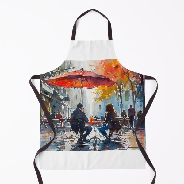 Item preview, Morning Coffee in New York: Vibrant Cityscape Art for Coffee Lovers designed and sold by Mr-whiteBG.