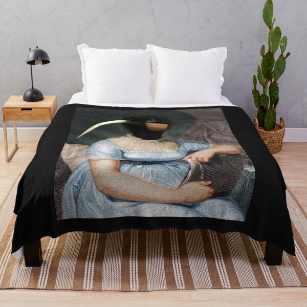Item preview, Jane Austen portrait with bird head designed and sold by AmateurAusten.