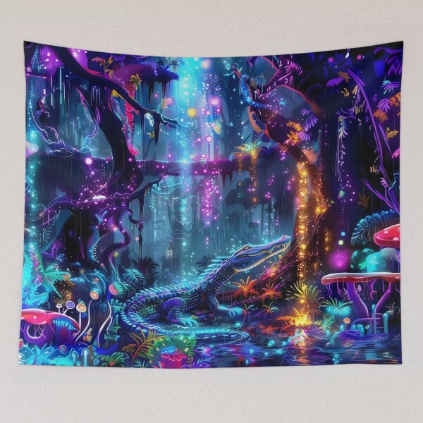 Item preview, The Mystical Swamp Alligator designed and sold by CoolCrazyQuirky.